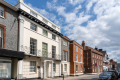 Ammonite capitals, Castle Place, 165-167 High Street, Lewes