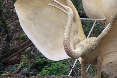 Pterodactyl (Oolite) statues, restored 2000, damaged after 2005, Crystal Palace Dinosaurs | ProfJoeCain