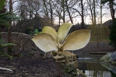Pterodactyl (Oolite) statues, restored 2000, damaged after 2005, Crystal Palace Dinosaurs | ProfJoeCain