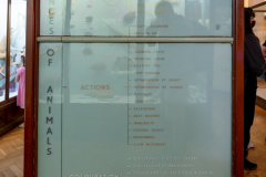 Colouration [case N]. Table of Contents for Defences of Animals Exhibit