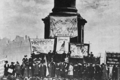 anti-vivisection protest 1910 about the Brown Dog case