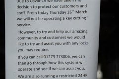 Lockdown cultures - Hove 2020