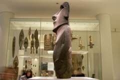 Statue from Rapa Nui (Easter Island) in the British Museum, Hoa Hakananai’a (or Stolen Friend)