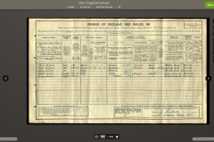 1911 census records for 88 Gower Street