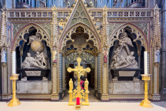 Newton and Stanhope memorials in Westminster Abbey
