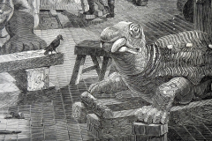 Dicynodon close-up. The Extinct Animals Model-Room Dicynodon close-up. The Extinct Animals Model-Room