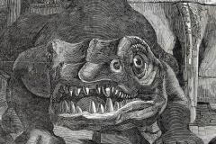 Detail of studio left side. The Extinct Animals Model-Room Detail of studio left side. The Extinct Animals Model-Room