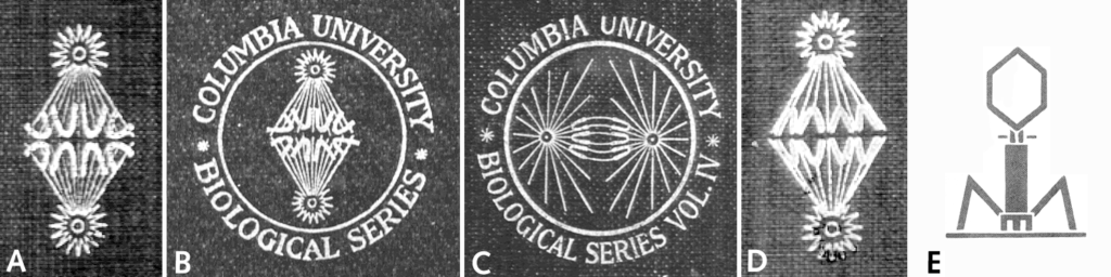 Columbia Biological Series spines for books