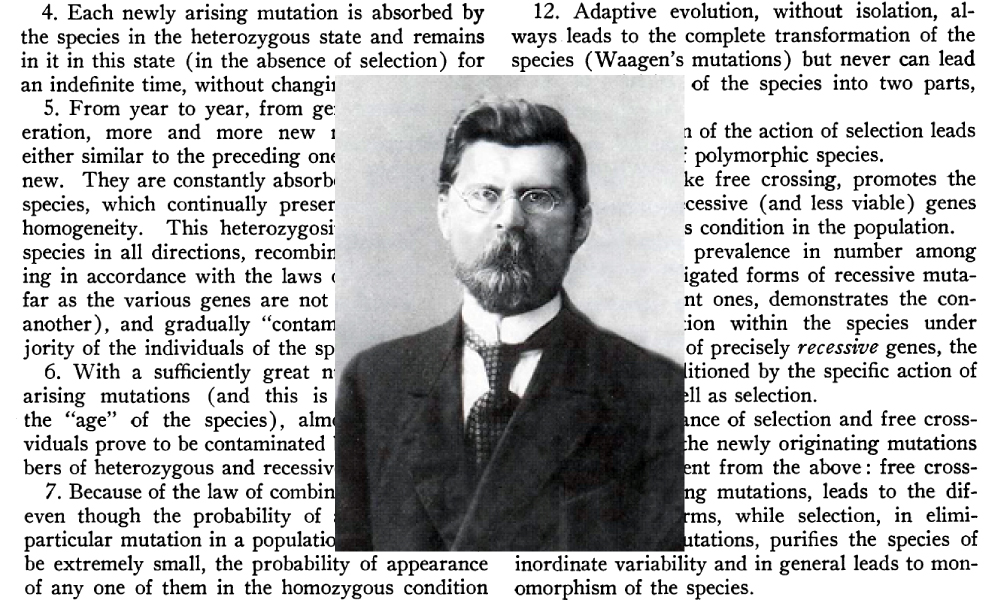 Sergei Chetverikkov, Russian population geneticist