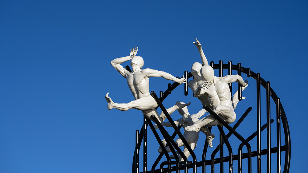 Flight of the Langoustine, by Pierre Diamantopoulo at Hove Plinth