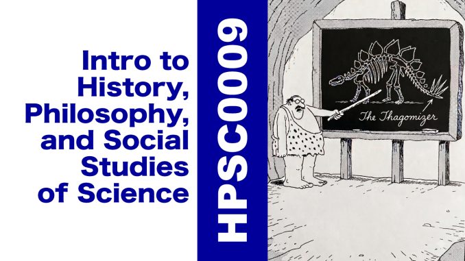 HPSC009 Introduction to History, Philosophy, and Social Studies of Science logo