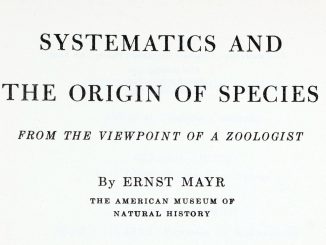 Ernst Mayr’s (1942) Systematics and the Origin of Species from the Viewpoint of a Zoologist. Title page