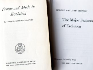 Simpson's (1944) Tempo and Mode in Evolution and Simpson's (1953) Major Features of Evolution compared