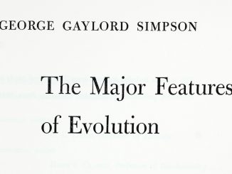 George Gaylord Simpson’s (1953) The Major Features of Evolution. Title page